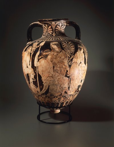 Poterie à figures rouges, amphore pointue par le peintre de Pérouse - Etruscan