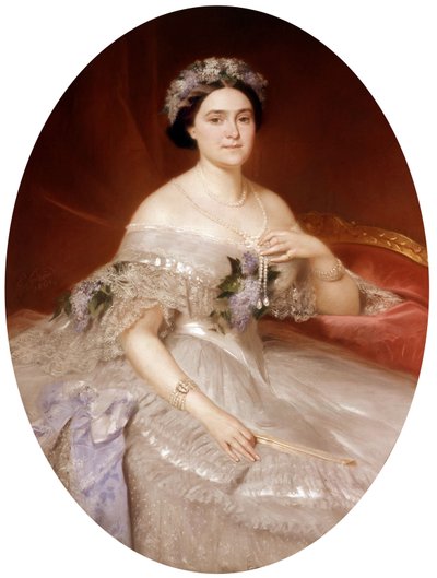 Portrait de Mathilde Bonaparte - Eugene Giraud