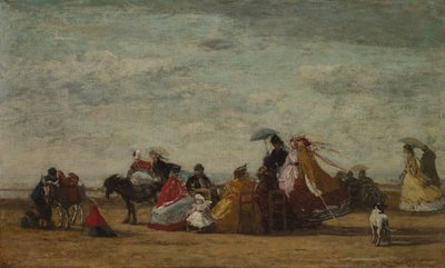 Scène de plage, vers 1865-1867 - Eugene Louis Boudin