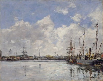 Le Havre, le port - Eugene Louis Boudin