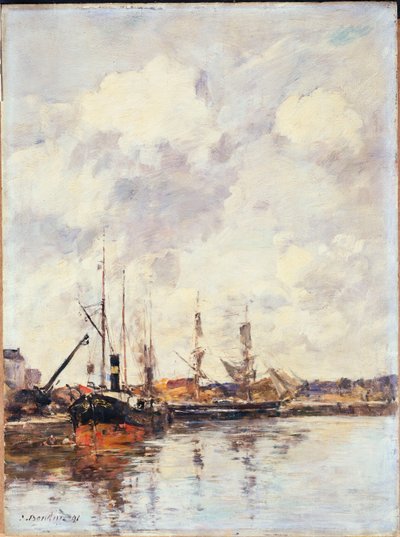 Le bassin, 1891 - Eugene Louis Boudin