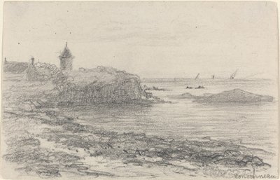 La Côte à Concarneau - Eugène Boudin