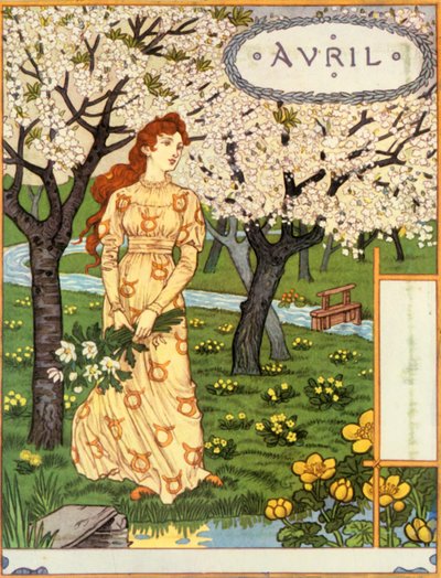 Avril, 1896 - Eugene Grasset