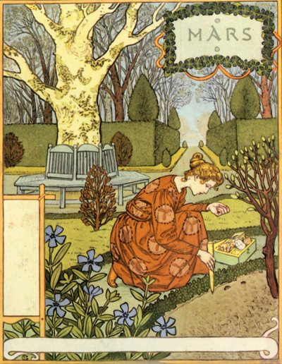 Mars, 1896 - Eugene Grasset