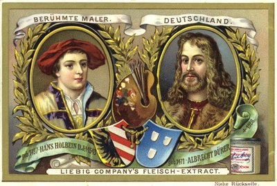 Hans Holbein et Albrecht Dürer, artistes allemands - European School