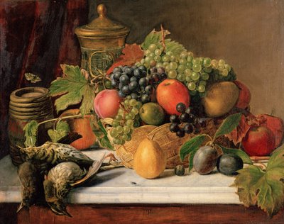 Nature morte, 19ème siècle - F. Heine