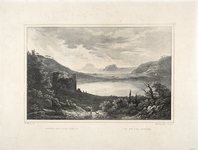 Vue du lac Averne - F. Homer