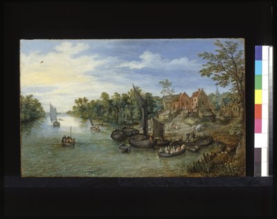 Paysage fluvial - Flemish School