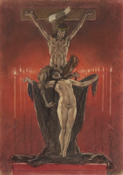 Le Calvaire des Satanistes - Félicien Rops