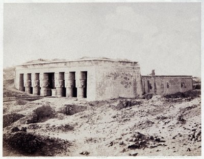 Dendera, Égypte, vers 1850 - Félix Teynard