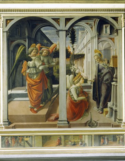 Annonciation, c.1445 - Fra Filippo Lippi