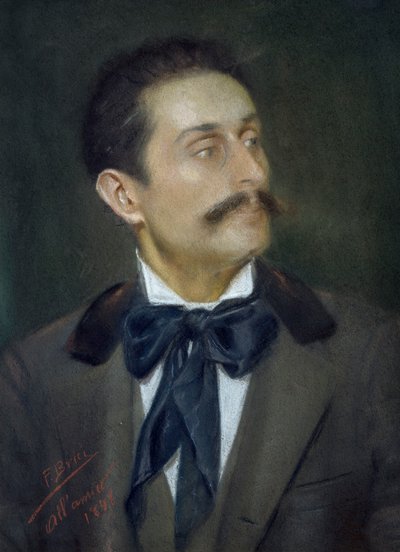 Portrait du peintre Mariano Mancini - Francesco Brici