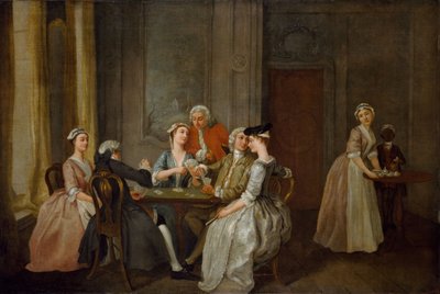 Jouer au Quadrille, 1740-50 - Francis Hayman