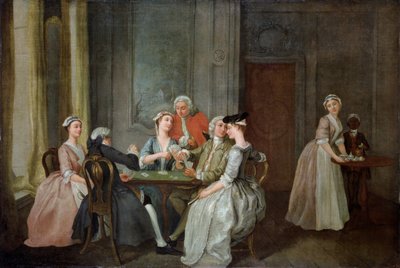 Jouer au quadrille - Francis Hayman