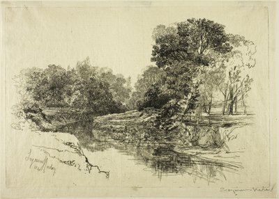 Une rivière en Irlande - Francis Seymour Haden