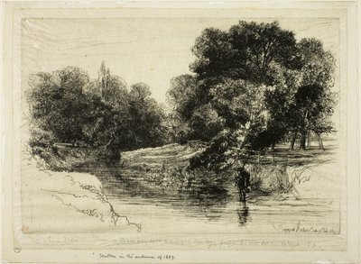 Une rivière en Irlande - Francis Seymour Haden