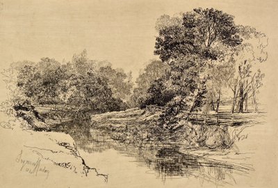 Une rivière en Irlande - Francis Seymour Haden