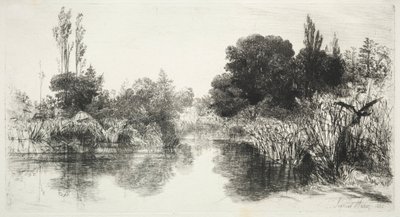 Étang du Moulin Share, 1860 - Francis Seymour Haden