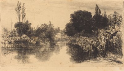 Shere Mill Pond (La grande planche) - Francis Seymour Haden