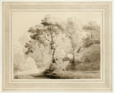 Paysage boisé - Francis Towne