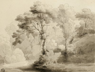 Paysage boisé - Francis Towne