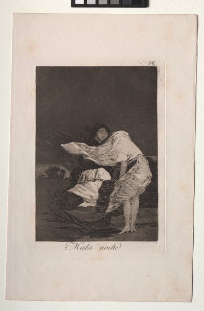 Caprichos: Une mauvaise nuit - Francisco de Goya