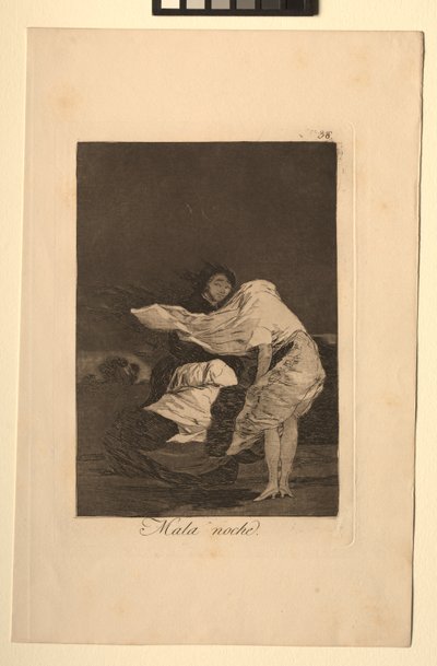 Caprichos : Une mauvaise nuit - Francisco de Goya