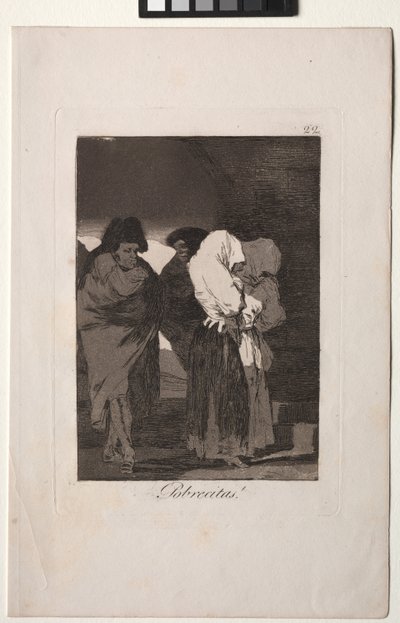 Caprichos: Pauvres petites filles! - Francisco de Goya