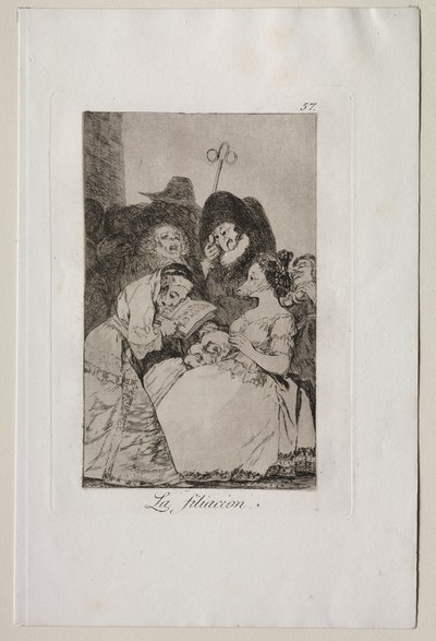 Caprices : La filiation - Francisco de Goya