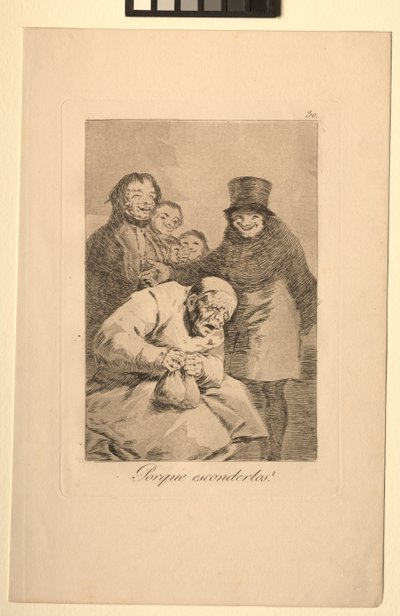 Caprichos: Pourquoi les cacher - Francisco de Goya