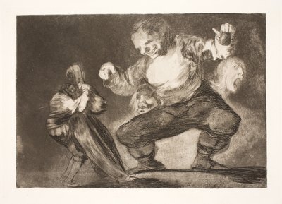 Folie (Après le vice vient la débauche) - Francisco de Goya