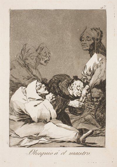 Un cadeau pour le maître - Francisco de Goya