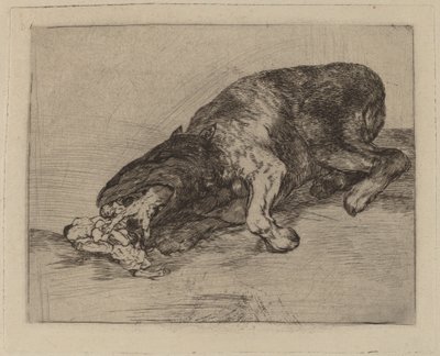 Fiero monstruo! - Francisco de Goya