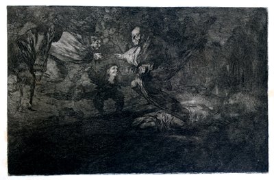 Énigme funéraire, 1819-1823 - Francisco de Goya