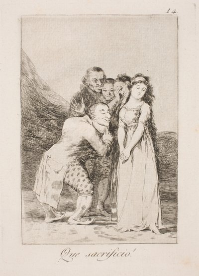 Quel sacrifice - Francisco de Goya