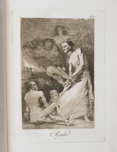 Planche de Los Caprichos, 1797-1798 - Francisco de Goya