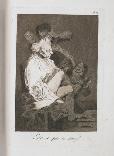 Planche de Los Caprichos, 1797-1798 - Francisco de Goya