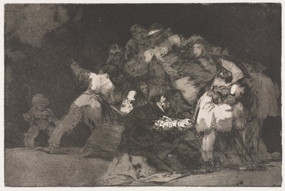 Les proverbes : Folie générale - Francisco de Goya