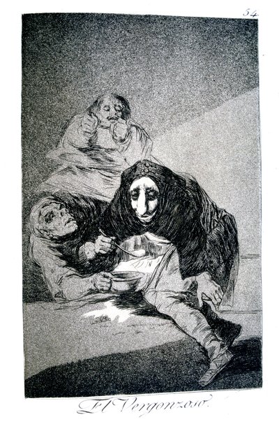 Le Timide, 1799 - Francisco de Goya