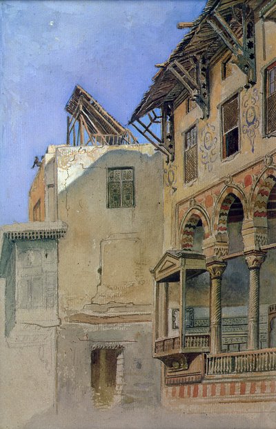 Maison de Memlook Radnau Bey, Le Caire, 1870 - Frank Dillon