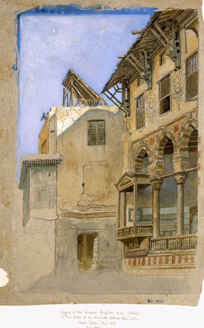 Maison de Memlook Radnau bey, Le Caire, 1870 - Frank Dillon