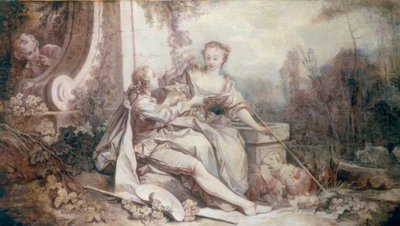 Pastorale à la guirlande - François Boucher