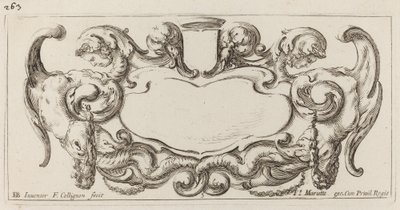 Cartouche - François Collignon after Stefano Della Bella