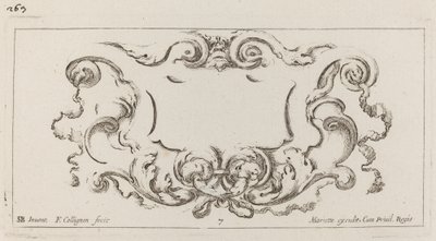 Cartouche - François Collignon after Stefano Della Bella