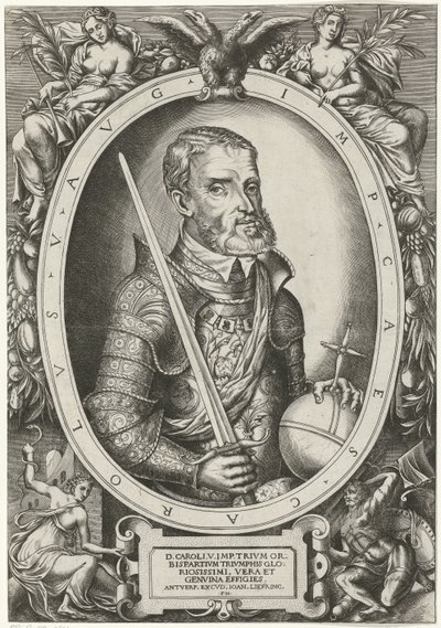 Portrait de Charles V de Habsbourg - Frans Huys