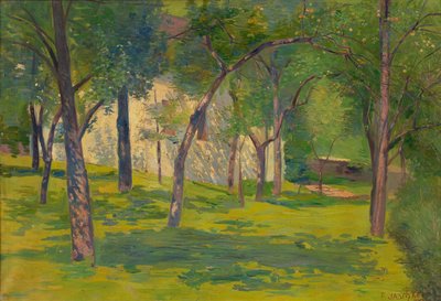 Arbres fruitiers dans le jardin - Franz Jaschke