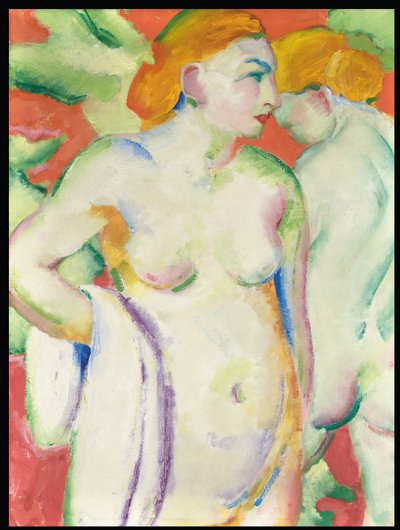 Nus en cinabre - Franz Marc