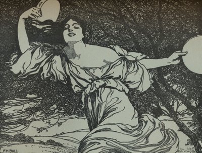 Bacchante, début 20ème siècle 1914-1915 - Fred Hammersley Ball