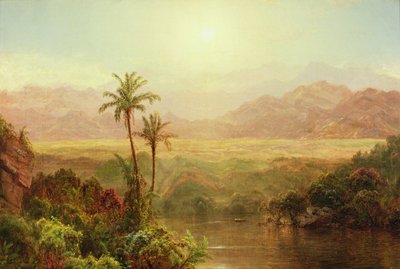 Dans les Andes - Frederic Edwin Church