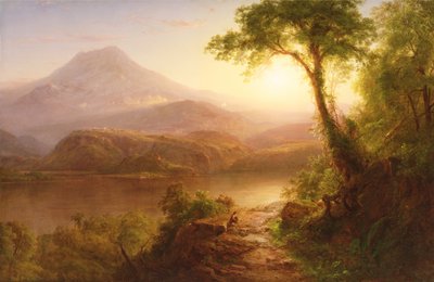 Paysage tropical : paysage sud-américain - Frederic Edwin Church